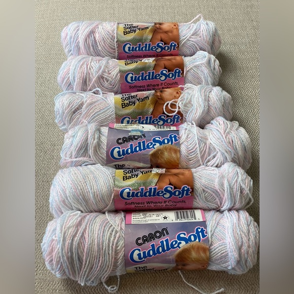 Caron Other - CARON•CuddleSoft Baby Yarn• bundle of 6 Vintage